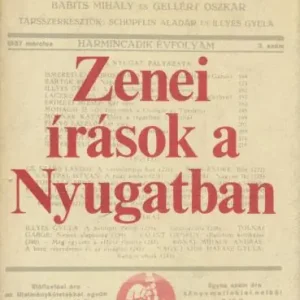Zenei írások a Nyugatban Legkelendőbb