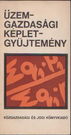 Azonnali szállítás Üzemgazdasági képletgyűjtemény