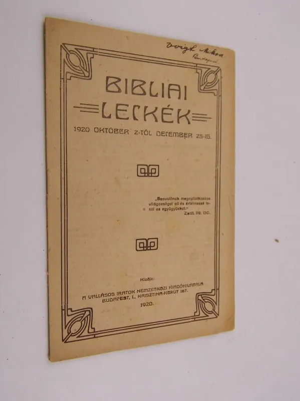 Vedd meg online Bibliai leckék