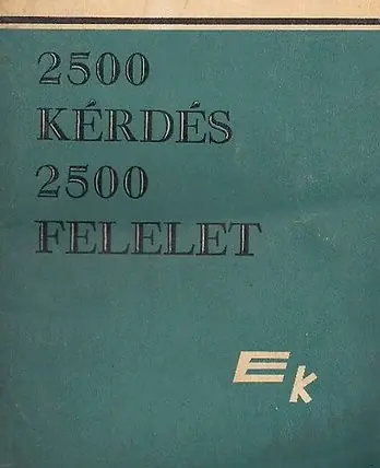 2500 kérdés 2500 felelet Népszerű