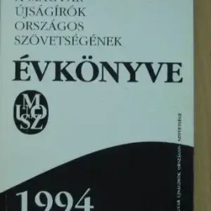 A Magyar Újságírók Országos Szövetségének Évkönyve 1994 Legnépszerűbb