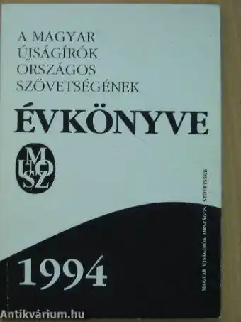 A Magyar Újságírók Országos Szövetségének Évkönyve 1994 Legnépszerűbb