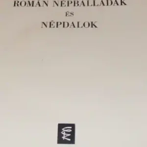 Domokos János  - Román népballadák és népdalok Népszerű