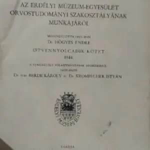 Eme Orvosi Értesítő 58. kötet Exkluzív ajánlat