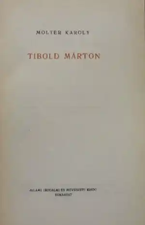 Vásárlói kedvenc Molter Károly - Tibold Márton