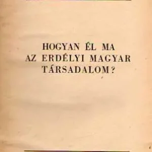 Végh József - Hogyan él ma az erdélyi magyar társadalom Árengedmény