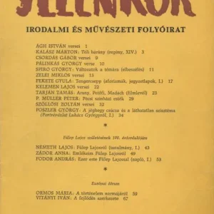Szigethy Gábor: Jelenkor 1985. január Legkelendőbb