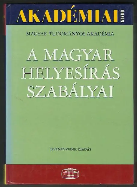 A magyar helyesírás szabályai Biztonságos fizetés