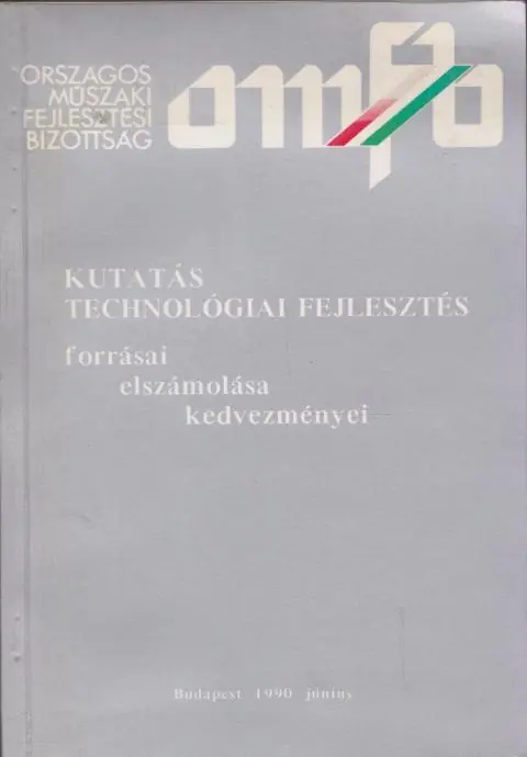 Hainné Horányi Ilona: Kutatás technológiai fejlesztés Olcsó