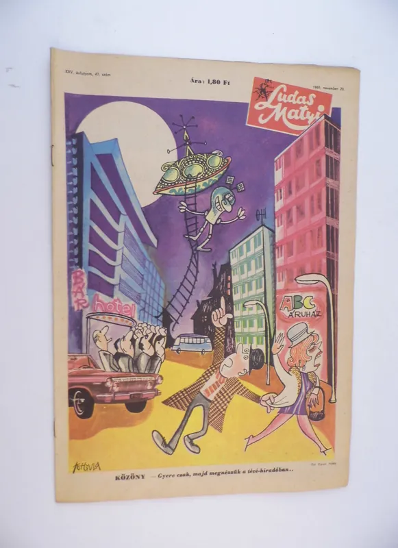 Végkiárusítás Ludas Matyi 1969. november 20.