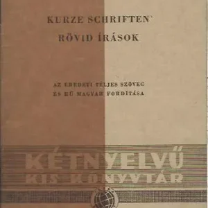 Végkiárusítás Heinrich Heine: Kurze schriften / Rövid írások