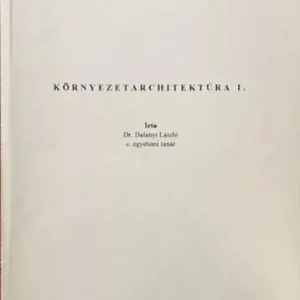 Környezetarchitektúra - Dalányi László Árcsökkenés