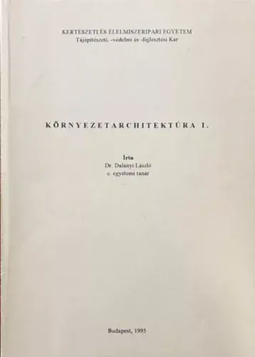 Környezetarchitektúra - Dalányi László Árcsökkenés