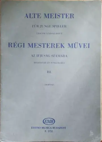 Alfred Moffat: Régi mesterek művei az ifjúság számára III. Kedvezményes ár