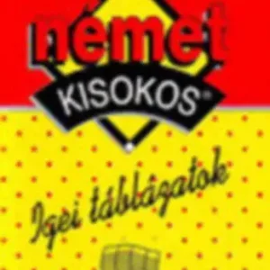 Végkiárusítás Német kisokos. Igei táblázatok.
