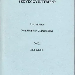 Neményiné Gyimesi Ilona (szerk.): Kommunikáció alapjai szöveggyűjtemény: Kommunikáció a tárgyalásban Árengedmény