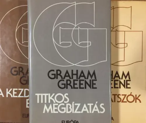 Titkos megbízatás + Szerepjátszók + A kezdet és a vég (3 kötet) - Graham Greene Árcsökkenés