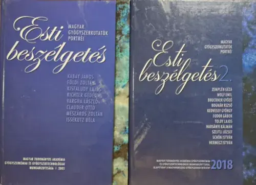 Magyar gyógszerkutatók könyvcsomag (2 kötet) Esti beszélgetés + Esti beszélgetés 2 - Takácsné Dr. Novák Krisztina, Dr. Hermecz István Ne maradj le