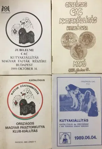 Rendeld meg most Kutyakiállítás - Katalógus könyvcsomag (4 kötet) -