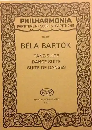 Végkiárusítás Tanz-suite / Dance-suite / Suite de Danses - Bartók Béla