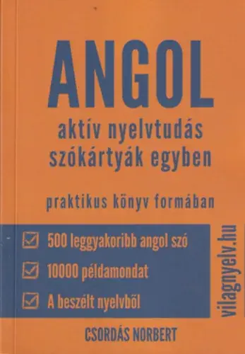 Szuper akció Angol aktív nyelvtudás szókártyák egyben - Csordás Norbert