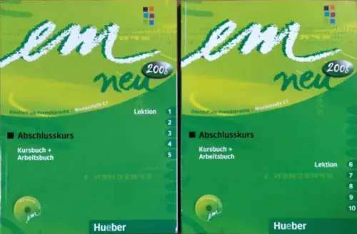 Akció Em Neu 2008 - C1 - Abschlusskurs (Kursbuch + Arbeitsbuch) - Lektion 1-5 + 6-10 -