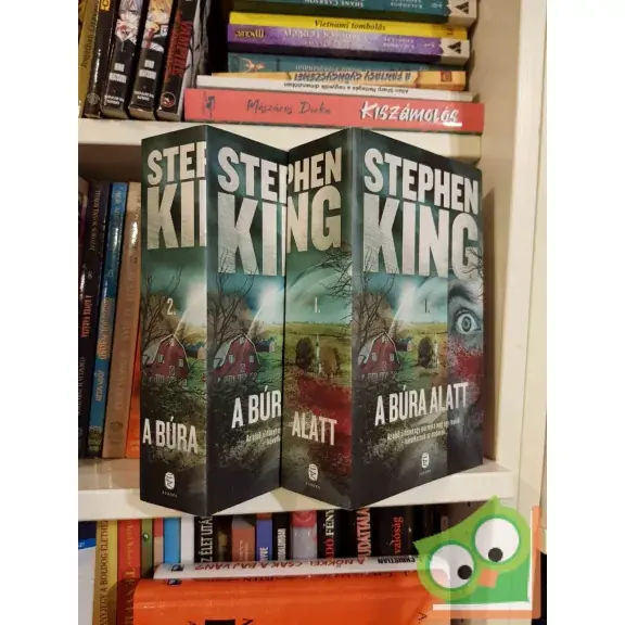 Biztonságos fizetés Stephen King: A Búra alatt I-II. (Ritka)