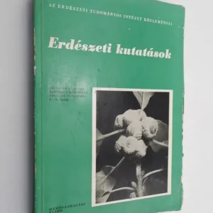 Erdészeti kutatások / 1962. 58. évfolyam 1-3. sz. Kiárusítás