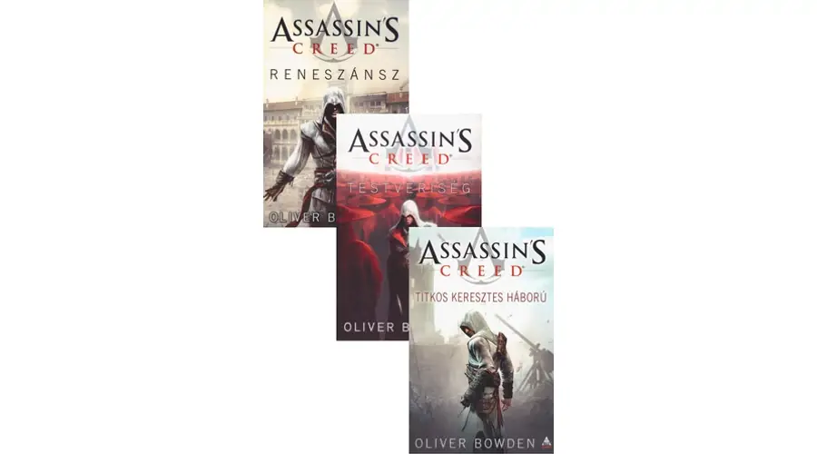 Az 1-3. Assassin's Creed könyv csomagban Ne maradj le