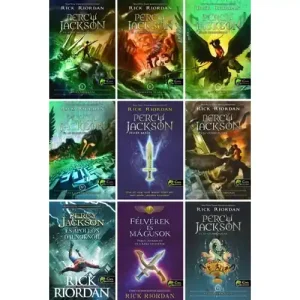 1-6. Percy Jackson és az olimposziak könyv 3 kiegészítővel csomagban Biztonságos fizetés