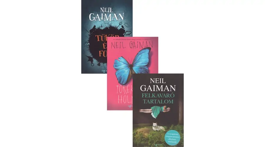 Ajánlat 3 Neil Gaiman novelláskötet csomagban