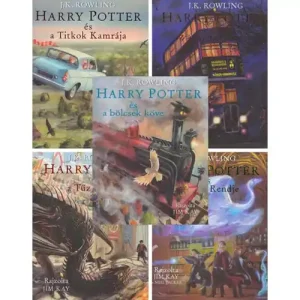 A Harry Potter sorozat 1-5. - illusztrált könyvcsomag Exkluzív ajánlat