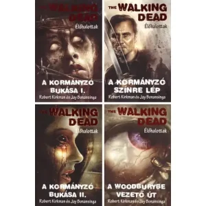 4 The Walking Dead könyv egy csomagban Expressz kézbesítés