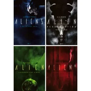 A 4 Alien film könyv változata egy csomagban Olcsóbb