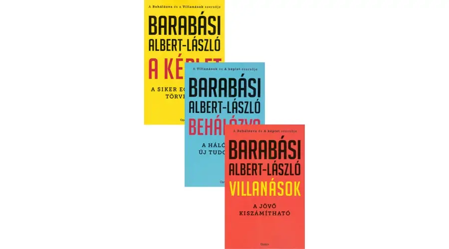 3 Barabási Albert-László könyv csomagban Kiárusítás