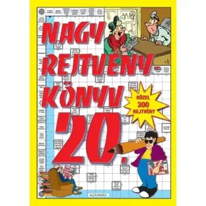 20. Nagy rejtvénykönyv [keresztrejtvények és sok más] Legjobb ár