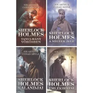 Az 1-4. Sherlock Holmes könyv csomagban [Sir Arthur Conan Doyle] Biztonságos vásárlás