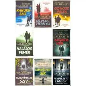 1-8. Cormoran Strike krimi Robert Galbraith-től csomagban Árcsökkenés