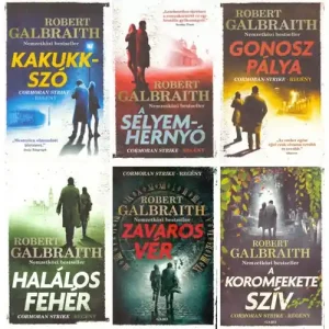 Exkluzív ajánlat 6 Cormoran Strike krimi Robert Galbraith-től csomagban
