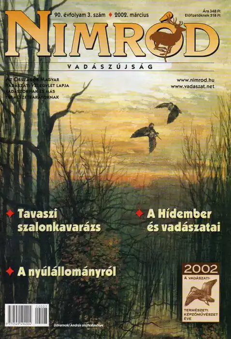 Újdonság Nimród Vadászújság 2002. március 90. évf. 3. szám