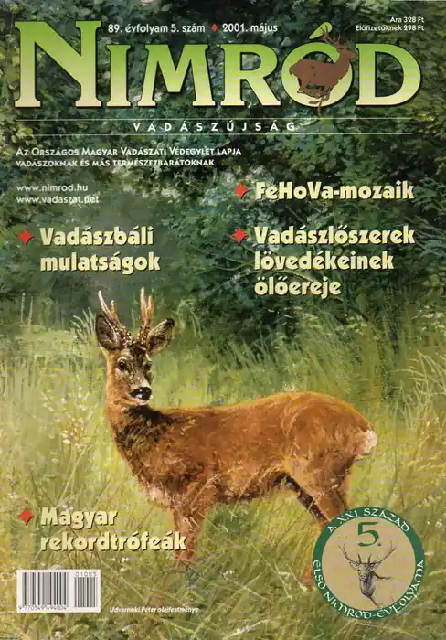 Szuper ajánlat Nimród Vadászújság 2001. május 89. évf. 5. szám