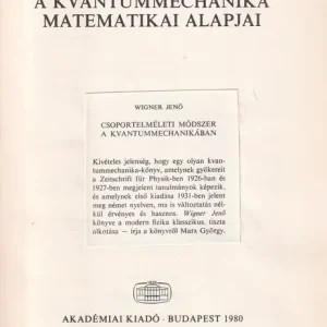 A kvantummechanika matematikai alapjai Gyors kiszállítás