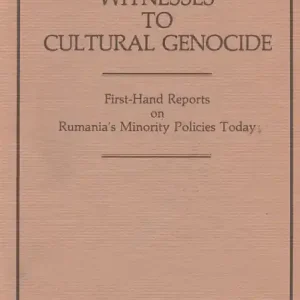 Szuper akció Witnesses to Cultural Genocide