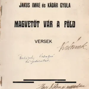 Azonnal elérhető Magvetőt vár a föld - Körmend 1934