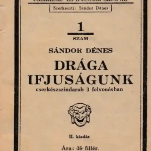 Újdonság Drága ifjuságunk