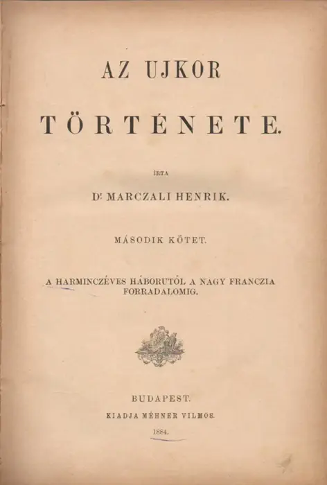 Világtörténelem VII. Az ujkor története II. Utolsó esély
