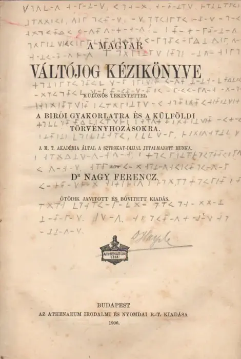 A magyar váltójog kézikönyve Prémium