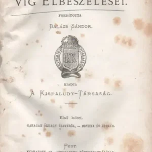 Thackeray víg elbeszélései I. Végkiárusítás