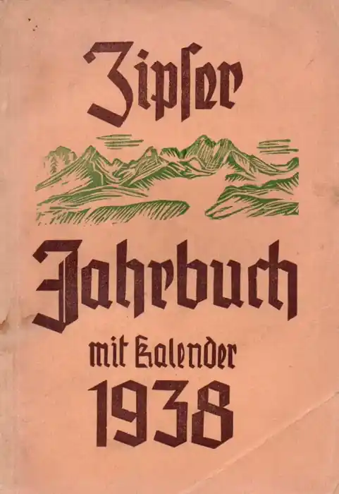 Zipser Jahrbuch mit Kalender 1938 Nézd meg most