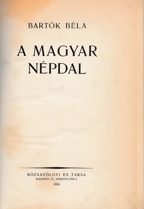 A magyar népdal Utolsó esély